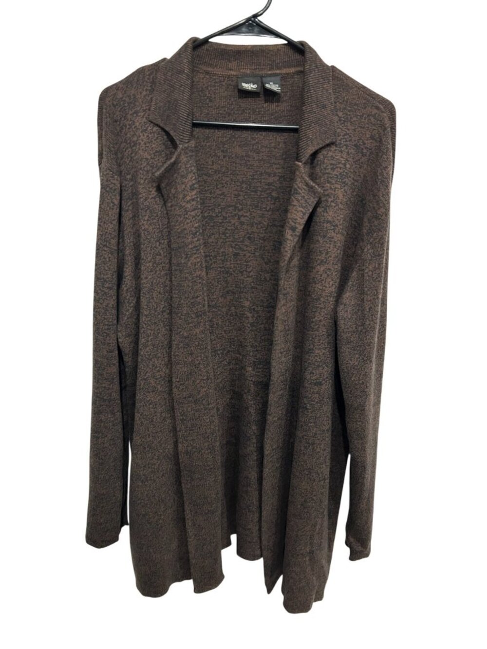 Mossimo Women's Brown Open Cardigan Sweater Size XL Boho Coastal Grandma